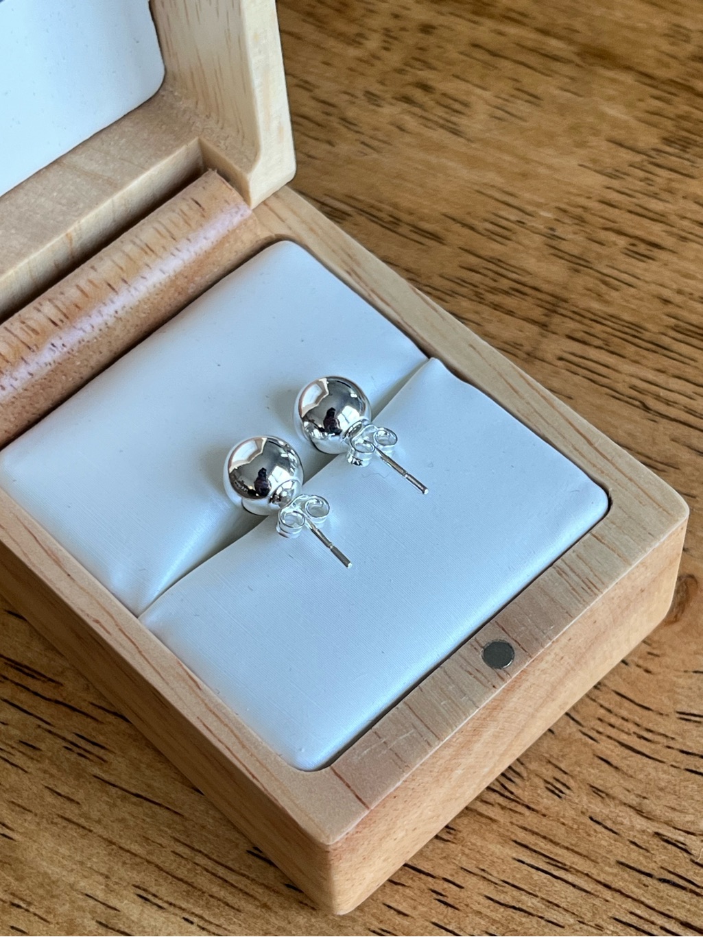 Brilliant Earth Sterling Silver Ball Stud Earrings - Nwt — image 6 of 8